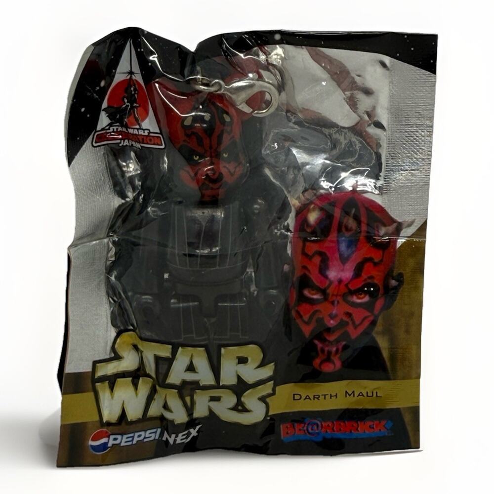 Medicom Star Wars Darth Maul Be@rbrick Pepsi NEX Figure Sealed 2008 Japan Key